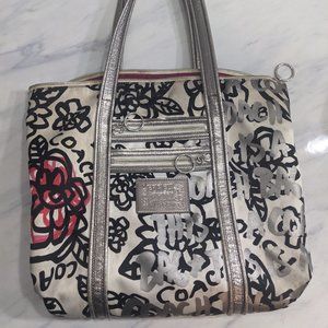 Coach Poppy Large Tote Bag - image 1